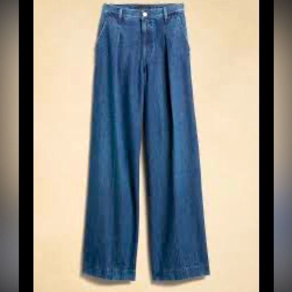 Banana Republic Denim - Banana republic wide leg jeans